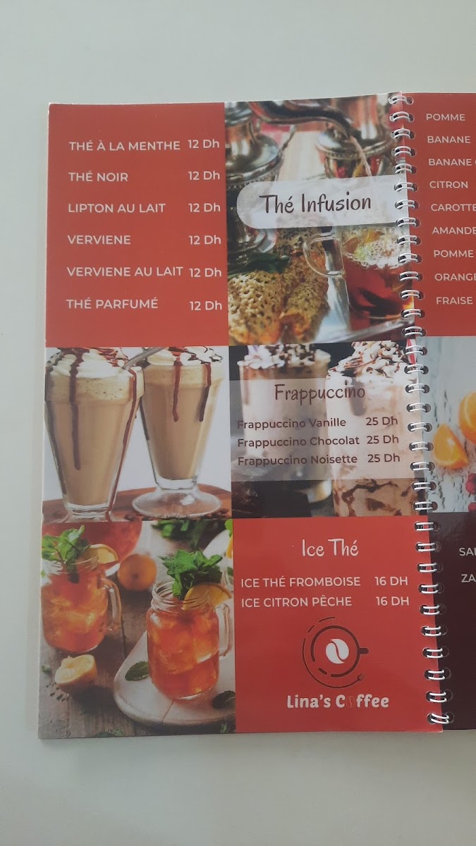 Menu Lina's : Coffee & Glacier-4