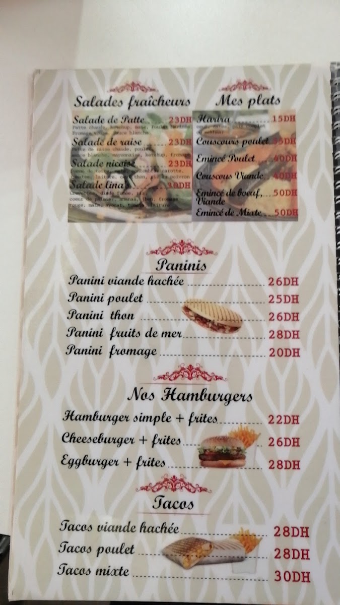 Menu Lina's : Coffee & Glacier-9